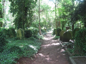Side paths everywhere, East Cemetery