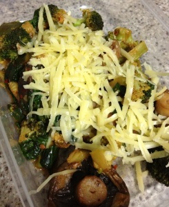 Aug13 Mushroom Spinach Broccoli Tortilla
